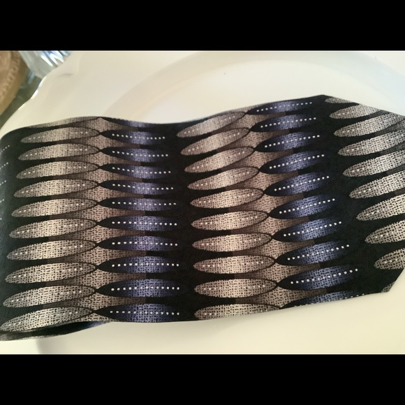 Necktie by Valerio Garati VG men’s brown blue nice designs very professional - Picture 7 of 10